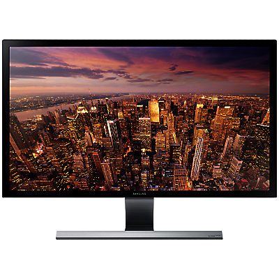 Samsung U28E590DS 4K Ultra HD LED PC Monitor, 28, Black